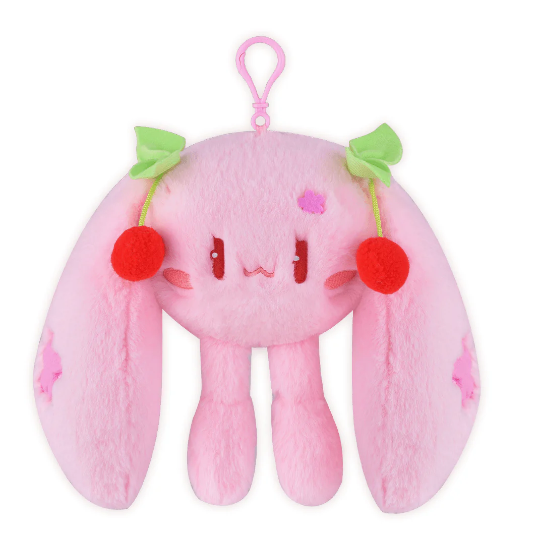 Officially Licensed Sakura Miku Cute Smiling Plush Charm - Image 7